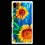 Coque Personnalisée Sony Xpéria Z5 Peinture de tournesol
