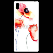 Coque Personnalisée Sony Xpéria Z5 Peinture de Coquelicots 25