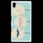 Coque Personnalisée Sony Xpéria Z5 I love moustache 5