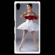 Coque Personnalisée Sony Xpéria Z5 Danseuse classique avec gants de boxe