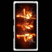 Coque Personnalisée Sony Xpéria Z5 Danseuse feu
