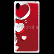 Coque Personnalisée Sony Xpéria Z5 Cœur en porcelaine