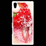 Coque Personnalisée Sony Xpéria Z5 Fraise et bouche