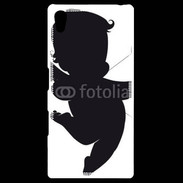 Coque Personnalisée Sony Xpéria Z5 Silhouette Cupidon
