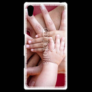 Coque Personnalisée Sony Xpéria Z5 Famille main dans la main