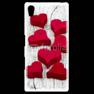 Coque Personnalisée Sony Xpéria Z5 Coeur en bois