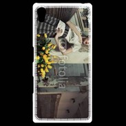 Coque Personnalisée Sony Xpéria Z5 Femme glamour quartier de Paris