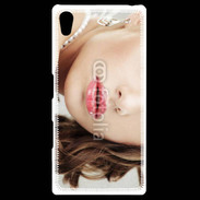 Coque Personnalisée Sony Xpéria Z5 femme glamour pensante
