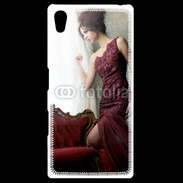 Coque Personnalisée Sony Xpéria Z5 femme glamour pensante 2
