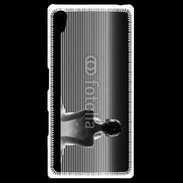 Coque Personnalisée Sony Xpéria Z5 femme glamour noir et blanc
