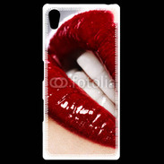 Coque Personnalisée Sony Xpéria Z5 Bouche fatale rouge
