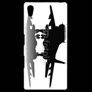 Coque Personnalisée Sony Xpéria Z5 Silhouette avion de chasse