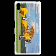 Coque Personnalisée Sony Xpéria Z5 Avio Biplan jaune