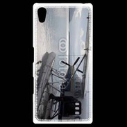 Coque Personnalisée Sony Xpéria Z5 Hydravion noir et blanc