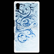 Coque Personnalisée Sony Xpéria Z5 Fond tribal bleu