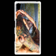 Coque Personnalisée Sony Xpéria Z5 Tatouage homme sexy