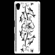 Coque Personnalisée Sony Xpéria Z5 Tatouage de fleurs 5