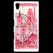 Coque Personnalisée Sony Xpéria Z5 Timbre 1957 Cathédrale de Rouen