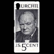Coque Personnalisée Sony Xpéria Z5 Timbre Churchill USA 