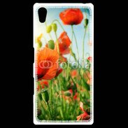 Coque Personnalisée Sony Xpéria Z5 Champs de coquelicots