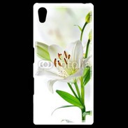Coque Personnalisée Sony Xpéria Z5 Fleurs de Lys blanc