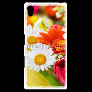 Coque Personnalisée Sony Xpéria Z5 Fleurs des champs multicouleurs