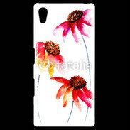 Coque Personnalisée Sony Xpéria Z5 Belles fleurs en peinture