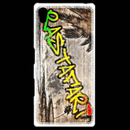 Coque Personnalisée Sony Xpéria Z5 Rastafari graffiti