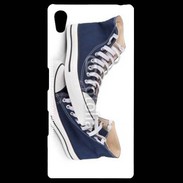 Coque Personnalisée Sony Xpéria Z5 Paire de converse bleue