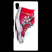 Coque Personnalisée Sony Xpéria Z5 Chaussure Converse rouge