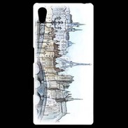 Coque Personnalisée Sony Xpéria Z5 Vintage Paris en dessin 2