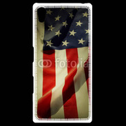 Coque Personnalisée Sony Xpéria Z5 Vintage drapeau USA