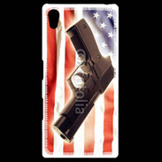 Coque Personnalisée Sony Xpéria Z5 Pistolet USA