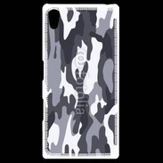 Coque Personnalisée Sony Xpéria Z5 Camouflage gris et blanc