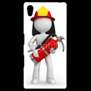 Coque Personnalisée Sony Xpéria Z5 Je suis un pompier 600