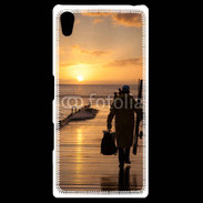 Coque Personnalisée Sony Xpéria Z5 Pécheur au levé du soleil