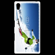 Coque Personnalisée Sony Xpéria Z5 Skieur en montagne