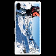 Coque Personnalisée Sony Xpéria Z5 Skieuse en montagne extrême 5