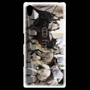 Coque Personnalisée Sony Xpéria Z5 Abrivado Chevaux et taureaux