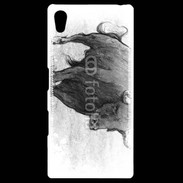 Coque Personnalisée Sony Xpéria Z5 Dessin de taureau de corrida