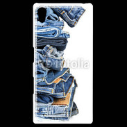 Coque Personnalisée Sony Xpéria Z5 Pile de jean's