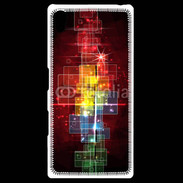 Coque Personnalisée Sony Xpéria Z5 Fond abstrait coloré