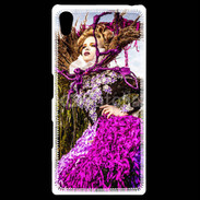 Coque Personnalisée Sony Xpéria Z5 Femme florale