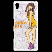 Coque Personnalisée Sony Xpéria Z5 Fashion girl manga