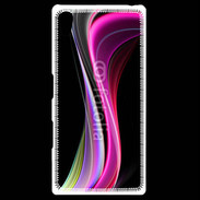 Coque Personnalisée Sony Xpéria Z5 Abstract multicolor sur fond noir