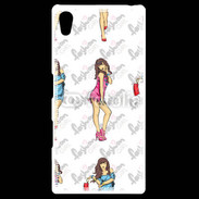 Coque Personnalisée Sony Xpéria Z5 Illustration fashion girl 2