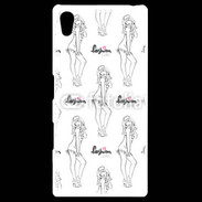 Coque Personnalisée Sony Xpéria Z5 Illustration fashion girl 3