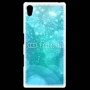 Coque Personnalisée Sony Xpéria Z5 Fond bulles bleus