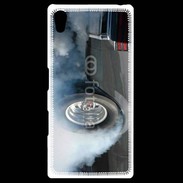 Coque Personnalisée Sony Xpéria Z5 Roue en feu dragster 2