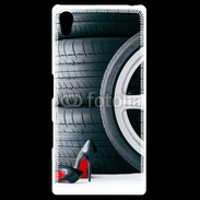 Coque Personnalisée Sony Xpéria Z5 Jantes et escarpins